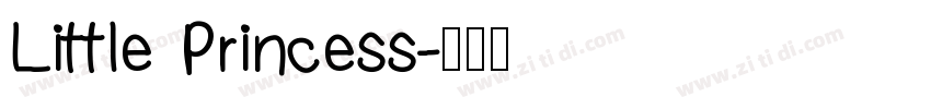 Little Princess字体转换